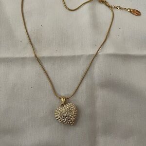 Gold plated Heart Pendant Necklace
